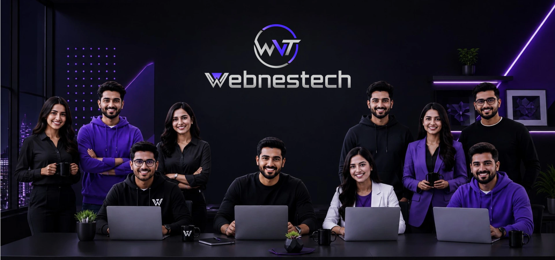 The Webnestech team at work