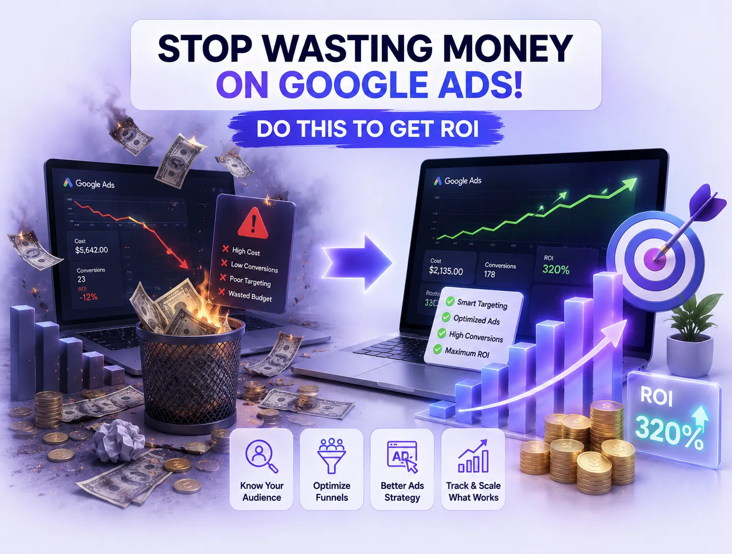 Why Your Google Ads Fail: Expert ROI Fix & Strategy