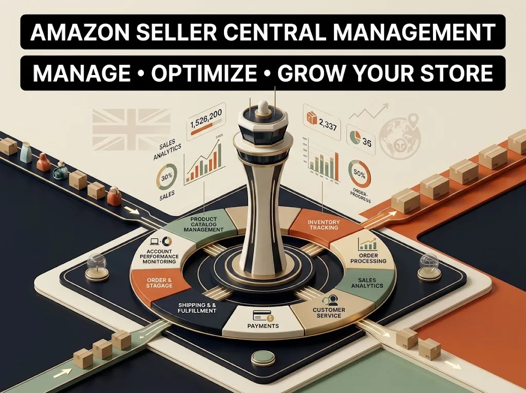 Amazon Seller Central UK account setup and management
