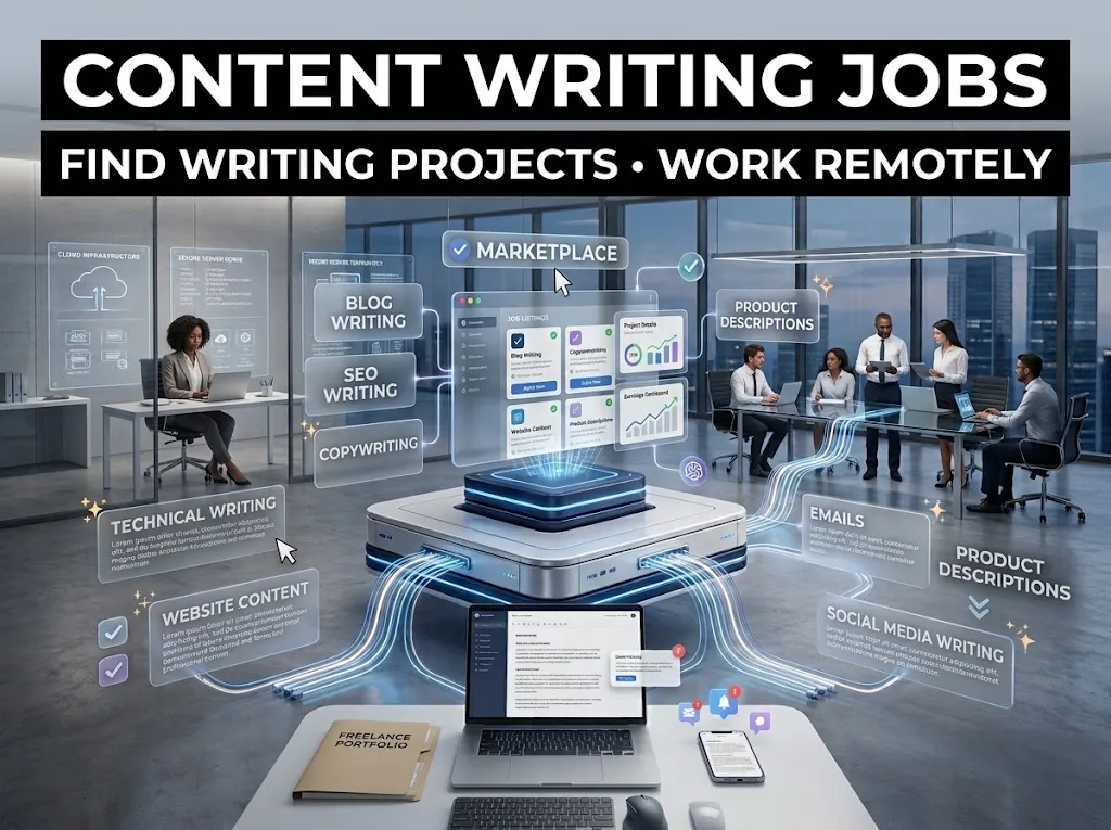 Content writing jobs and professional writing services