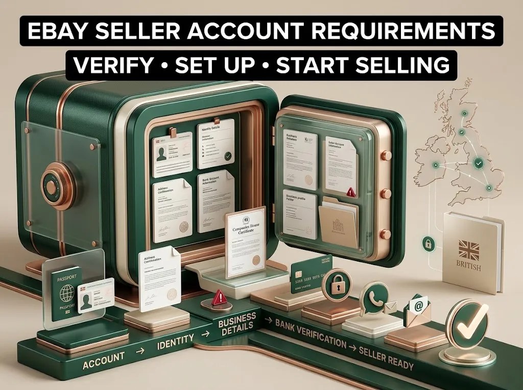 eBay seller account requirements and setup support