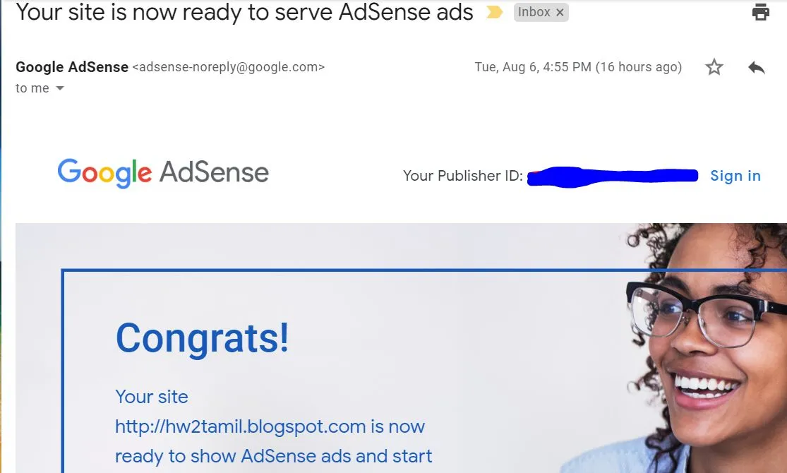 website mockup displaying google adsense ad banner placement near web tools