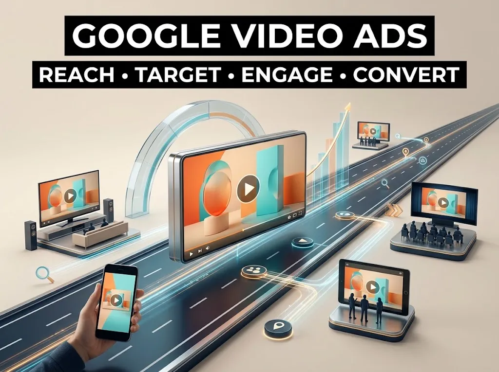 Google video ads on YouTube and Google Display Network
