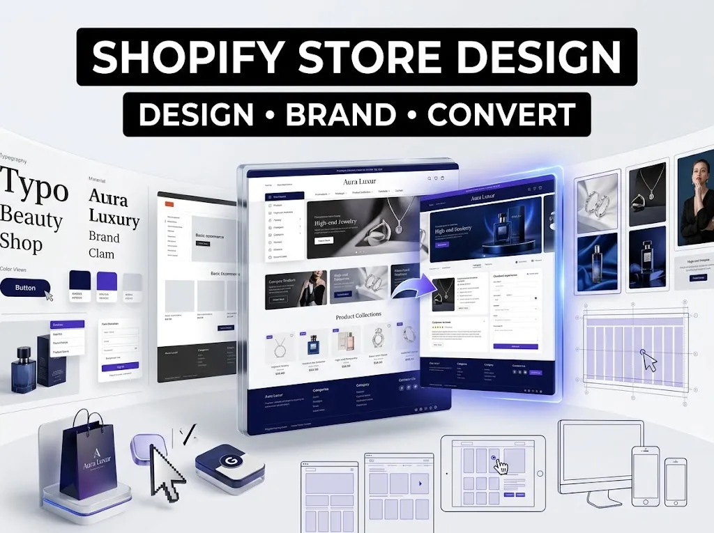 Professional Shopify store design and development