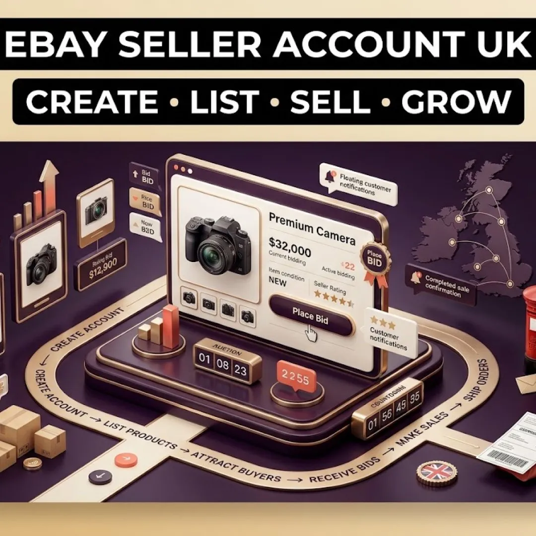 eBay Seller Account - eBay Seller Account Setup for Successful Online Sales image