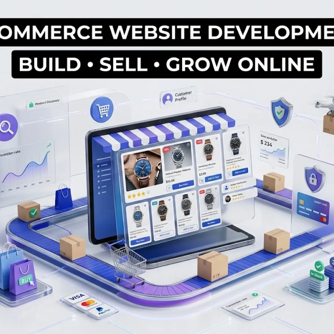 Ecommerce Development - Ecommerce Website Development for Growing Online Stores image