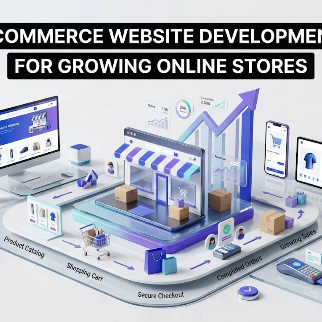 Ecommerce Development - Ecommerce Website Development for Growing Online Stores image