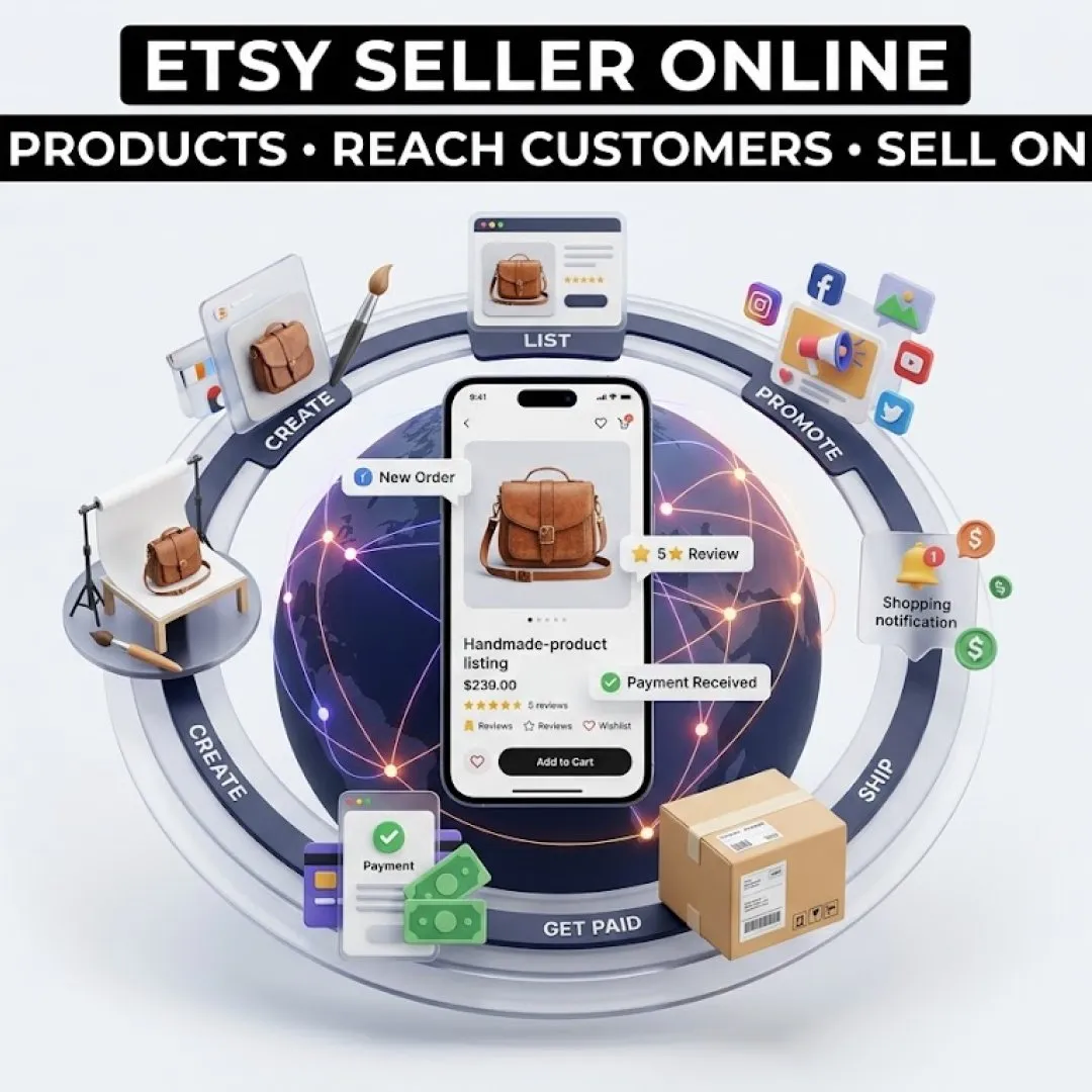 Etsy Seller Account - Etsy Seller Account Setup for Successful Online Selling image