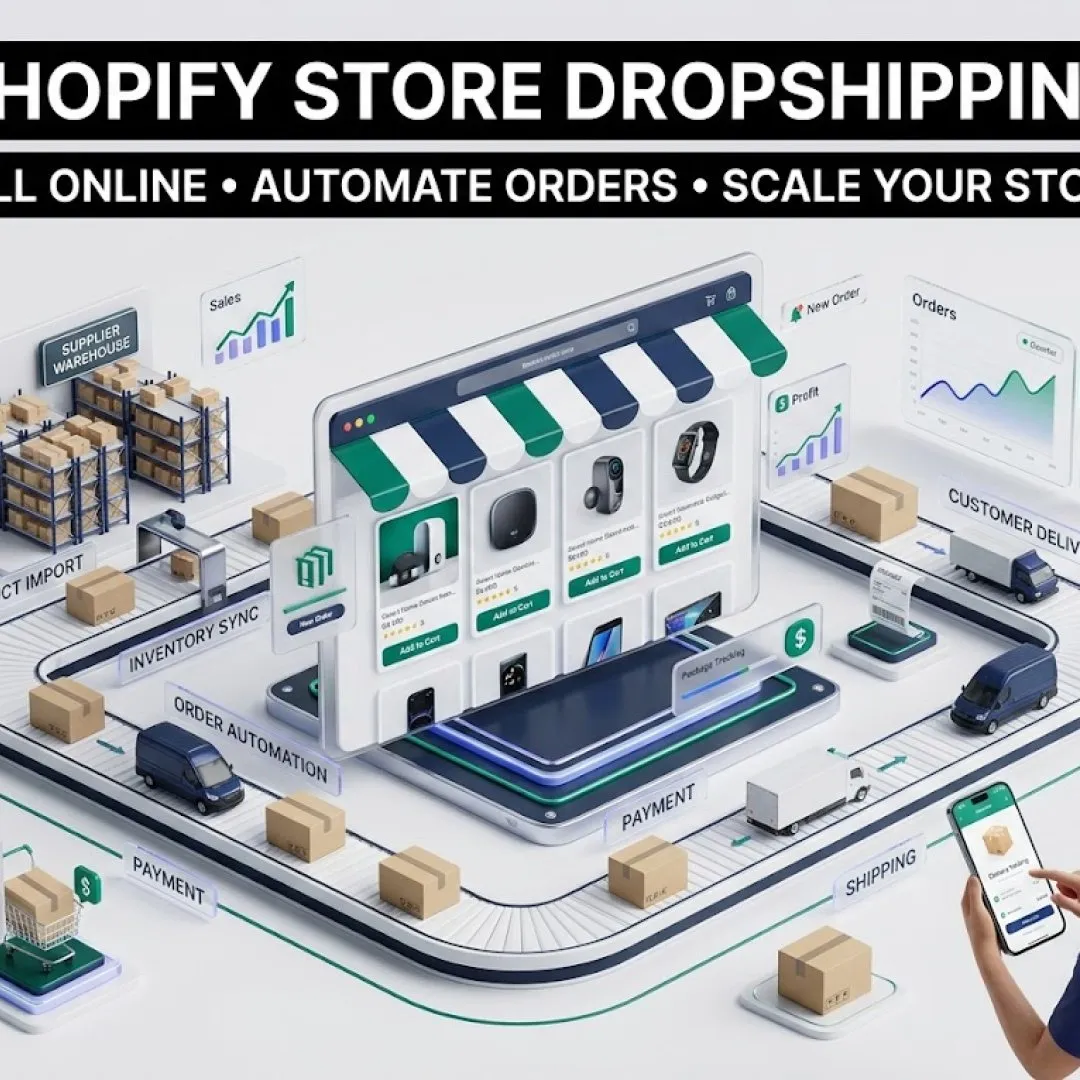 Shopify Store - Shopify Store Development for Growing Online Businesses image