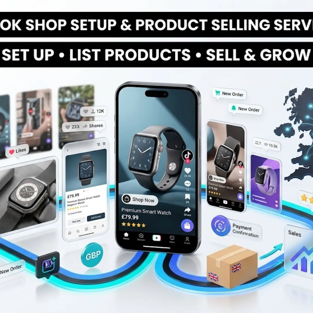 TikTok Shop - TikTok Shop Setup Services for Successful Online Selling image
